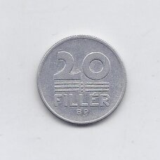 HUNGARY 20 FILLER 1974 BP KM # 573 VF