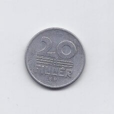 HUNGARY 20 FILLER 1976 BP KM # 573 VF