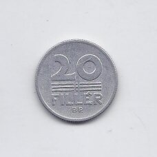 HUNGARY 20 FILLER 1982 BP KM # 573 VF