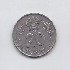 VENGRIJA 20 FORINT 1985 KM # 630 VF VENGRIJA 20 FORINT 1985 KM # 630 VF