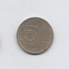 VENGRIJA 5 FORINT 2008 KM # 694 VF VENGRIJA 5 FORINT 2008 KM # 694 VF