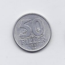 HUNGARY 50 FILLER 1967 BP KM # 574 VF
