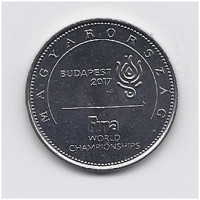 VENGRIJA 50 FORINT 2017 KM # new AU FINA Čempionatas