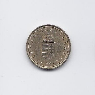 VENGRIJA 1 FORINT 1999 KM # 692 VF 1