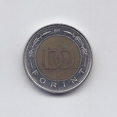 VENGRIJA 100 FORINT 1996 KM # 721 VF