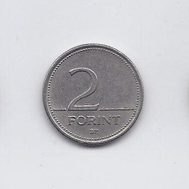 VENGRIJA 2 FORINT 1993 KM # 693 VF