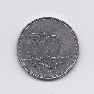 VENGRIJA 50 FORINT 1995 KM # 697 VF 1