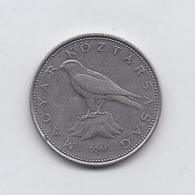 VENGRIJA 50 FORINT 2001 KM # 697 VF 1