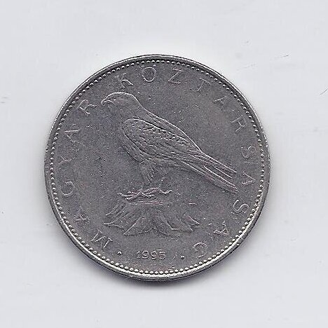 VENGRIJA 50 FORINT 1995 KM # 697 VF