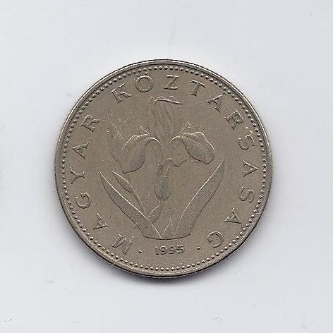 VENGRIJA 20 FORINT 1995 KM # 696 VF 1