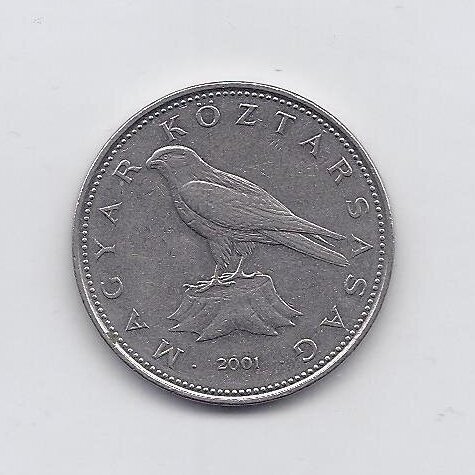 VENGRIJA 50 FORINT 2001 KM # 697 VF 1