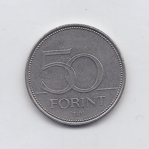 VENGRIJA 50 FORINT 2001 KM # 697 VF