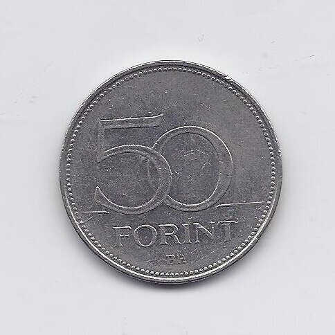 VENGRIJA 50 FORINT 1995 KM # 697 VF 1