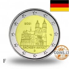 GERMANY 2 EURO 2021 F SACHSEN-ANHALT