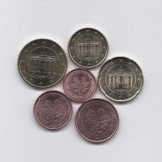 VOKIETIJA 2004 - 2022 m. 6 monetų rinkinys