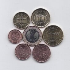 VOKIETIJA 2004 - 2022 m. 7 monetų rinkinys