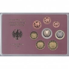 VOKIETIJA 2004 m. euro monetų PROOF rinkinys ( A )