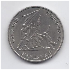 DEMOKRATINĖ VOKIETIJA 10 MARK 1972 KM # 38 VF/XF Buchenvaldas