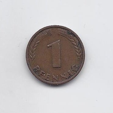 GERMANY 1 PFENNIG 1949 F KM # A101 VF