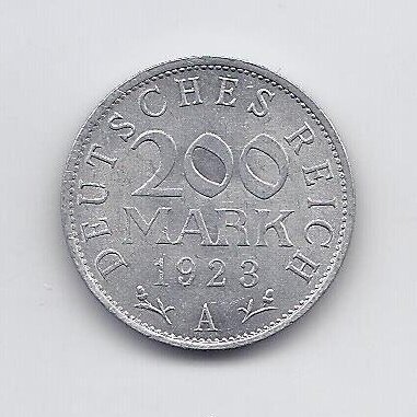GERMANY 200 MARK 1923 A KM # 35 VF/XF