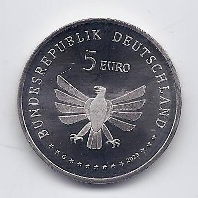 GERMANY 5 EURO 2023 G KM # 431 UNC Swallowtail 1
