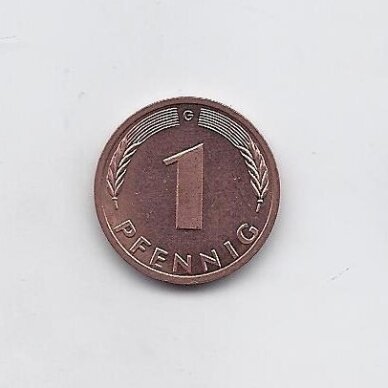 GERMANY 1 PFENNIG 1985 G KM # 105 AU