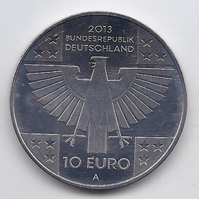 GERMANY 10 EURO 2013 KM # 320 AU Red Cross 1