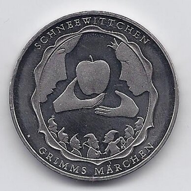 GERMANY 10 EURO 2013 KM # 321 AU Snow White and The Seven Dwarfs
