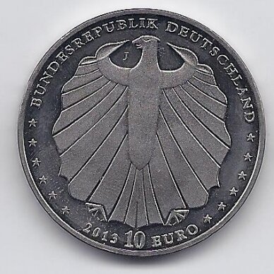 GERMANY 10 EURO 2013 KM # 321 AU Snow White and The Seven Dwarfs 1