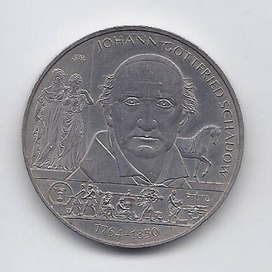 GERMANY 10 EURO 2014 KM # 329 AU Johann Gottfried Schadow