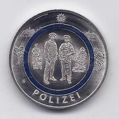 GERMANY 10 EURO 2024 F KM # 445 UNC Police