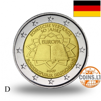 GERMANY 2 EURO 2007 D TOR
