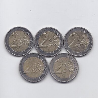 GERMANY 2 EURO 2010 BREMEN 5 CIRCULATED COINS SET (A,D,F,J,G) 1