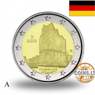 GERMANY 2 EURO 2023 A HAMBURG - ELBE PHILHARMONIC