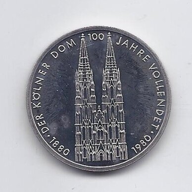 GERMANY 5 MARK 1980 KM # 153 PROOF Cologne