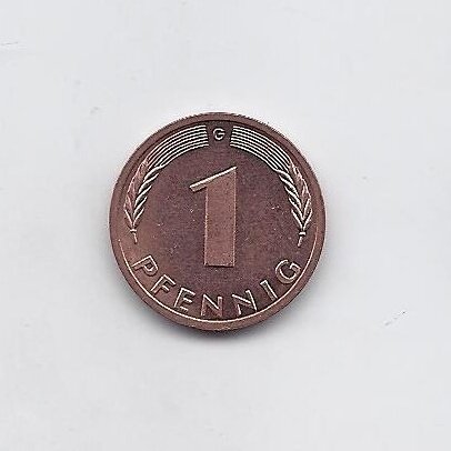 GERMANY 1 PFENNIG 1985 G KM # 105 AU