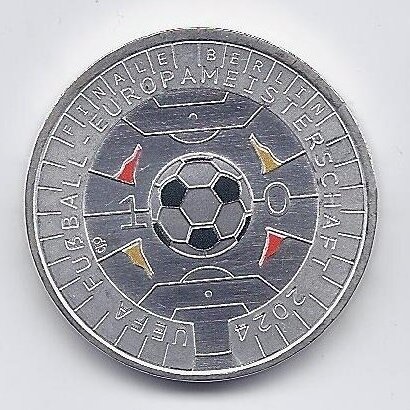 GERMANY 11 EURO 2024 A KM # 446 UNC UEFA