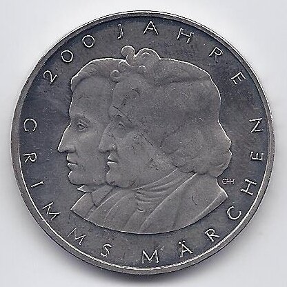 GERMANY 10 EURO 2012 KM # 310 AU Grimm Tales