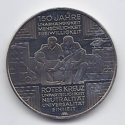 GERMANY 10 EURO 2013 KM # 320 AU Red Cross
