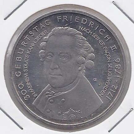 GERMANY 10 EURO 2012 KM # 308 AU Friedrich II