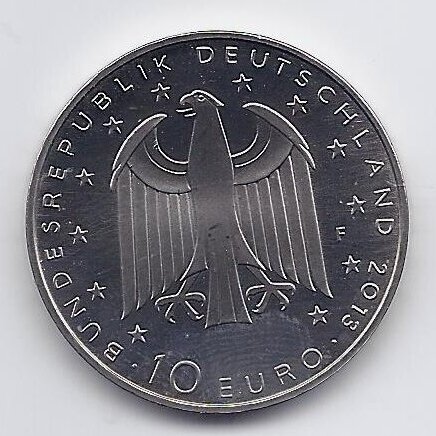 GERMANY 10 EURO 2013 KM # 318 AU Georg Buchner 1