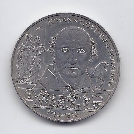 GERMANY 10 EURO 2014 KM # 329 AU Johann Gottfried Schadow