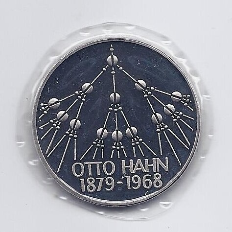 GERMANY 5 MARK 1979 KM # 151 PROOF Otto Hahn