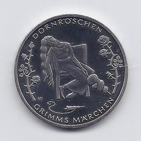 GERMANY 10 EURO 2015 KM # 240 AU The sleeping beauty