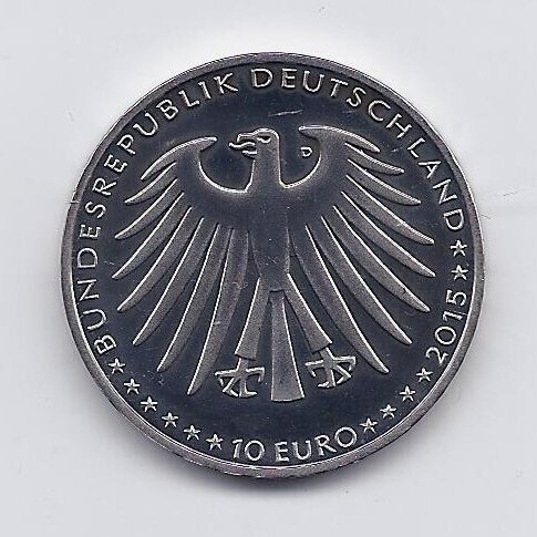 GERMANY 10 EURO 2015 KM # 240 AU The sleeping beauty 1
