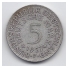GERMANY 5 MARK 1957 F KM # 112 VF