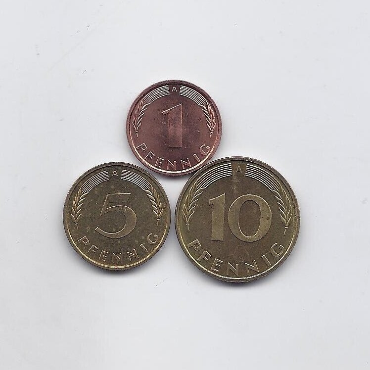 GERMANY 1990 - 1991 3 coins set