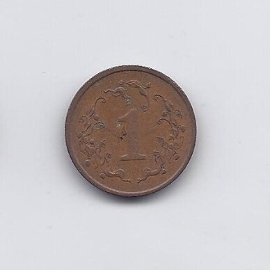 ZIMBABWE 1 CENT 1980 KM # 1 VF